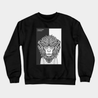 Coppery Titi Monkey Crewneck Sweatshirt